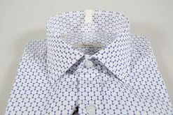 Camicia Slim Fit Fantasia Stampata Azzurra Ingram -Meyer Shop 0 800f237e 1600