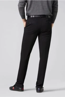 Pantalone Nero Meyer In Cotone Stretch Regular Fit -Meyer Shop 0 80185ce4 1200