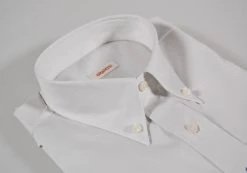 ARAMIS By Inghirami Company Camicia Grigio Perla Aramis Collo Button Down