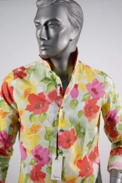 INGRAM La Camicia Dal 1949 Made In Italy Camicia Ingram Slim Fit Fantasia Floreale -Meyer Shop 0 82ef2ff1 1200