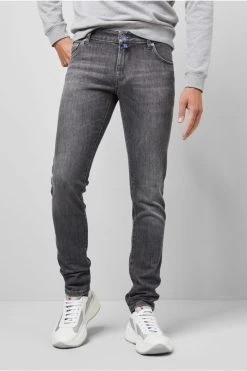 Jeans Grigio Lavato Super Slim M5 By Meyer -Meyer Shop 0 836ac145 1200