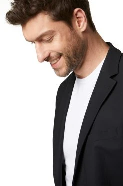 Abito Nero Slim Fit Digel Move In Tessuto Tecnico -Meyer Shop 0 84d8f273 1280