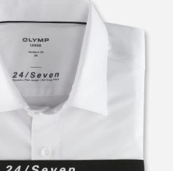 OLYMP Luxor Camicia In Jersey Bianca Olymp Modern Fit
