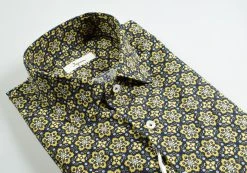 Camicia Ingram Slim Fit Fantasia Floreale Puro Cotone