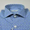 Camicia Ingram In Cotone Con Fantasia Stampata Azzurra