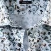 OLYMP Level Five Camicia Olymp Slim Fit Disegno Grafico Stampato Cotone Stretch