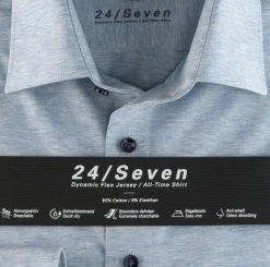 OLYMP Luxor Camicia In Jersey Celeste Olymp Modern Fit -Meyer Shop 0 8f30d940 706