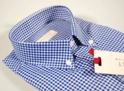 Regent By Pancaldi Camicia Pancaldi A Quadretti Blu E Azzurro Button Down -Meyer Shop 0 8fc11792 1600