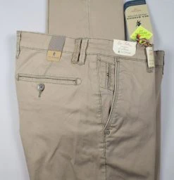 Pantalone Beige Modern Fit Sea Barrier In Cotone Stretch -Meyer Shop 0 915bf1cb 1700