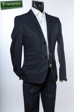 JOHN BARRITT - STYLE FASHION Abito John Barritt Slim Fit Blu Cotone Nylon -Meyer Shop 0 92854cf6 480