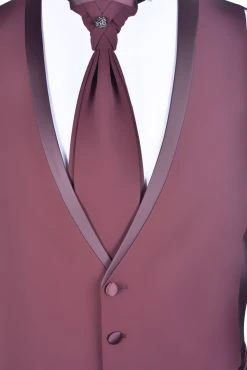 Baggi Men Abito Alla Coreana Da Sposo Rosa Borgogna Baggi Cerimonia -Meyer Shop 0 92f6f211 1700