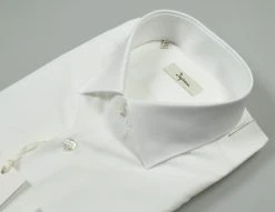 Camicia Ingram Bianca Slim Fit Cotone Popeline -Meyer Shop 0 930cc414 1548 1