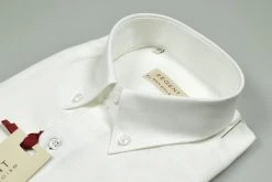 Regent By Pancaldi Camicia Pancaldi Regular Fit Collo Button Down Puro Lino Bianca -Meyer Shop 0 941db672 1600