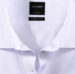 Camicia Olymp Bianca Con Polso Doppio Cotone Facile Stiro Regular Fit -Meyer Shop 0 94681703 706