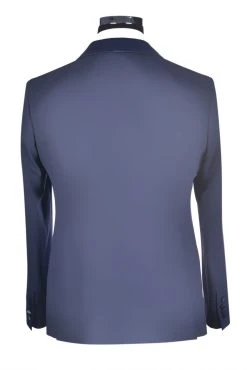 Baggi Men Smoking Elegante Baggi Blu Slim Fit Con Panciotto E Papillon -Meyer Shop 0 959cbf50 1700