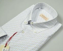 Regent By Pancaldi Camicia Button Down Pancaldi Regular Fit In Cotone Stampato