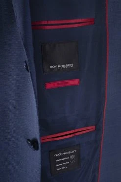 Abito Roy Robson Blu Pastello Slim Fit Lana Idrorepellente