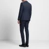 DIGEL Move Extra Slim Fit Abito Moda Slim Fit Digel Blu A Quadri Con Panciotto