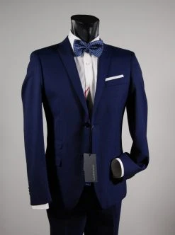 Abito Blu Slim Fit John Barritt Ticket Pocket -Meyer Shop 0 9c180ae2 1200