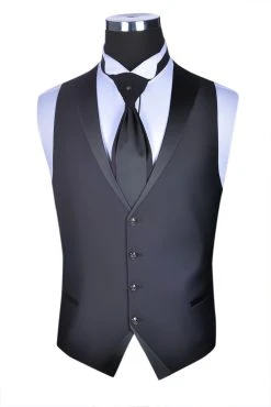 Baggi Men Smoking Nero Baggi Slim Fit Con Gilet E Plastron -Meyer Shop 0 9cae9f94 1700