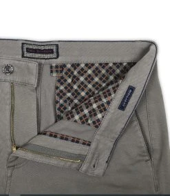 Pantalone Tortora Sea Barrier Tricotina Stretch Regular Fit -Meyer Shop 0 9cb590bd 831