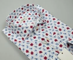 Camicia Ingram Slim Fit In Cotone Stampato