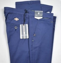 Pantalone Blu Modern Fit Sea Barrier Cotone Stretch -Meyer Shop 0 9d7b2f2a 1200