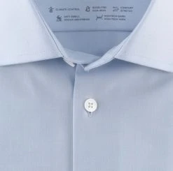 OLYMP Luxor Camicia Celeste Olymp Dynamic Flex Modern Fit