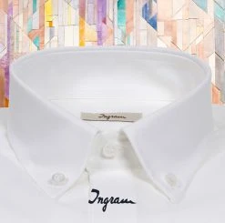 Camicia Button Down Ingram Slim Fit Cotone Oxford