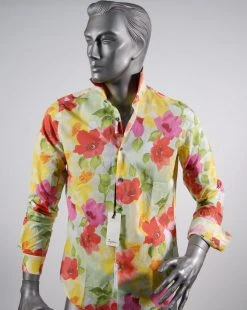 INGRAM La Camicia Dal 1949 Made In Italy Camicia Ingram Slim Fit Fantasia Floreale -Meyer Shop 0 a264a57b 1200