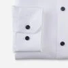 OLYMP N. 6 Camicia Bianca Olymp In Jersey Super Slim Fit