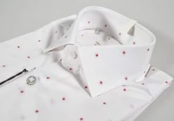 Camicia Ingram Slim Fit Fil Coupè Rosso -Meyer Shop 0 a47c4b0d 1600