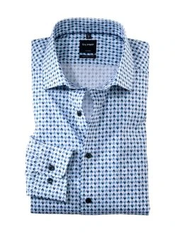 Camicia Olymp Luxor Modern Fit Fantasia Stampata