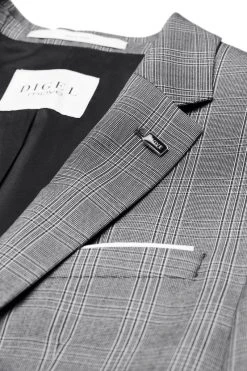 DIGEL Move Extra Slim Fit Abito Extra Slim Fit Digel Move Grigio A Quadri