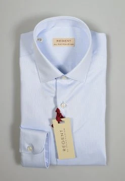 Regent By Pancaldi Camicia Regular Fit Pancaldi Celeste Chiaro Cotone Alto Pregio -Meyer Shop 0 a7438e67 1200