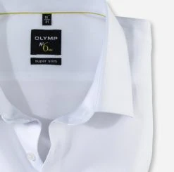 Prima pagina 31 OLYMP N. 6 Camicia Bianca Super Slim Fit Olymp Cotone Twill Stretch