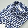 Camicia Ingram Slim Fit Cotone E Lino Fantasia Stampata