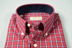 Regent By Pancaldi Camicia Bordeaux A Quadri Pancaldi Collo Button Down Regular Fit -Meyer Shop 0 abc5363e 1600