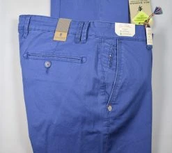 Pantalone Azzurro Modern Fit Sea Barrier In Cotone Stretch