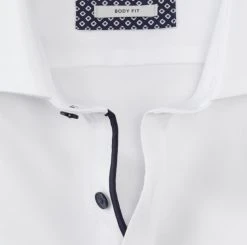 Camicia Bianca Slim Fit In Cotone Stretch Olymp Level Five -Meyer Shop 0 ac86925b 706