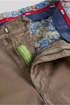 Pantalone Tortora Meyer In Cotone Stretch Regular Fit -Meyer Shop 0 ad10ab65 1200