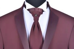 Baggi Men Abito Alla Coreana Da Sposo Rosa Borgogna Baggi Cerimonia -Meyer Shop 0 adb71a9a 1700