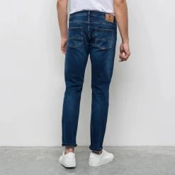 Jeans Mcs Neon Blu Denim Lavaggio Leggero