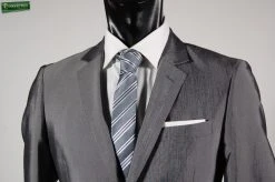 JOHN BARRITT - STYLE FASHION Abito Slim Fit Grigio Lucido John Barritt -Meyer Shop 0 aef3fcb5 1700