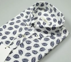 Ingram Made In Italy Camicia Ingram Button Down Regular Fit Cotone E Lino -Meyer Shop 0 b0c460e0 1375