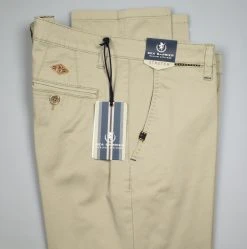 Pantalone Beige Modern Fit Sea Barrier Cotone Stretch -Meyer Shop 0 b46fd712 1200