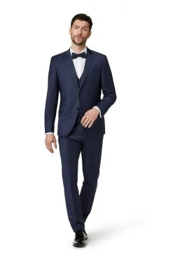 DIGEL Ceremony Abito Slim Fit Elegante Digel Blu Marine Con Gilet -Meyer Shop 0 b4d08f1e 1280