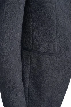 Baggi Men Abito Slim Fit Alla Coreana Nero Damascato Con Gilet E Cravatta -Meyer Shop 0 b8084e1f 1700