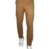 Pantalone Sea Barrier Marrone In Cotone Raso Stretch Modern Fit