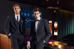 DIGEL Move Extra Slim Fit Abito Smoking Blu Digel Extra Slim Fit Lana Bi-stretch -Meyer Shop 0 b8894752 1600